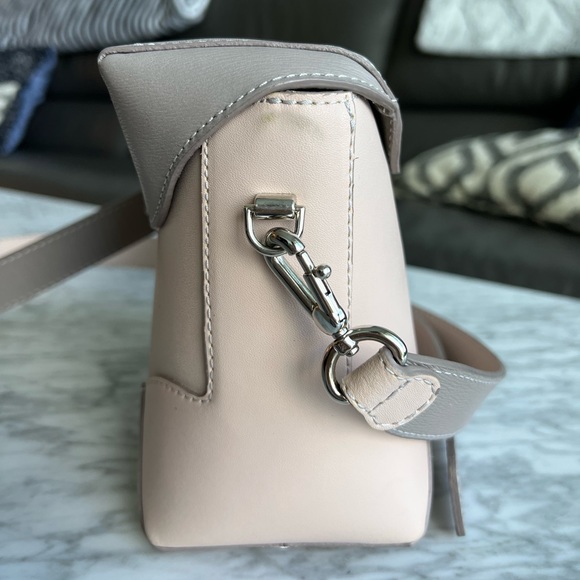 Mattioli pink beige taupe crossbody purse bag - Picture 8 of 16